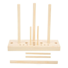 Strumento per Realizzare Nastri di Fiocchi Kit di Bastoncini In Legno per Realizzare Fiocchi DIY