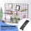 20Pcs Grid Hooks for Wall, Grid Wall Picture Hooks Gridwall Hooks Hangers Display Panels Slat Wall NotchGrid Hook 7