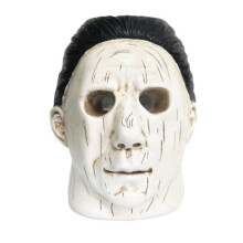 Castiçal de Cabeças Humanas com Lágrimas e Velas Vermelhas para Elementos de Terror de Festa, Decoração de Mesa para Casa