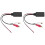 2Pcs Car Universal Wireless  Module Music Adapter Rca Aux Audio Cable 1