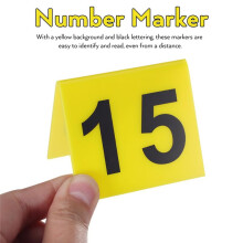Acrylic Table Number Signs, Table Tent Sign with Number Plates 1-15, Table Numbering, Table Number for Wedding,Party