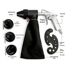 Kit D'Outils de Sablage Pneumatique Ensemble de Machine de Sablage Sableuse Polyvalente Machine de Polissage Portative Décapant de Rouille