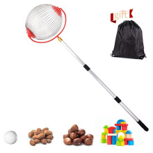 Nut Picker Garden Nut Stainless Steel Drum Suitable for , Acorn, Pine Cone, Walnut Waste Collection Small