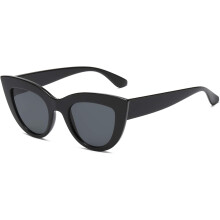 Retro Vintage Narrow Cat Eye Sunglasses for Women Clout Goggles Plastic Frame
