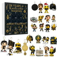 Calendrier de l'Avent de Noël des Iowa Hawkeyes (24 cases)