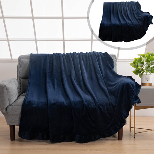 Blødt fleece-tæppe til sofa 51x59 tommer 1