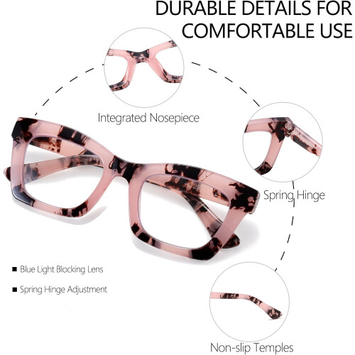 Oprah- Readers for Women - Γυαλιά ανάγνωσης Stylis Style με μπλε φως και ελατηριωτό μεντεσέ 1