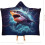 Shark Wearable Blanket Hette Fleece Kappe for Barn og 2