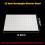12" Rectangular Rain Shower Head, High-Flow Stainless Steel, High Pressure, Low-Water-Flow Performance, Brushed Nickel 2