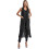 (XXL, Black) Γυναικείο γιλέκο με outfit, 1970s 1