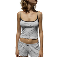 (L, Gray) Set 2 pantaloni și casă
