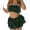 (M, Green) Completo natalizio da per feste. 1