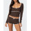 (S, Dark Brown) Γυναικείο Σετ Lounge και σορτς. 3
