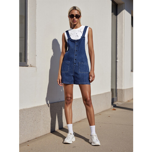 (S, Blue) Γυναικεία φαρδιά τζιν για streetwear 1