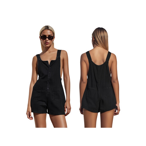 (M, Black) Γυναικεία φαρδιά τζιν για streetwear 2