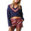 (M, Blue) Pulls courts d'automne en maille 2