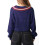 (M, Blue) Pulls courts d'automne en maille 3
