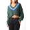 (M, Green) Pulls courts d'automne en maille 3