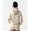 (M, Beige) Γυναικείο Φούτερ Κουκούλα Casual Streetwear 1