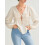 (S, Apricot) Chemise de maternité le devant. 3