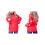(L, Red) Pull cœur pour occasions décontractées. 2