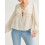 (S, Apricot) Chemise de maternité le devant. 4