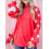 (M, Red) Pull cœur pour occasions décontractées. 4