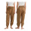 (S, Light Brown) Ανδρικά παντελόνια γιόγκα, παντελόνια διαλογισμού 2