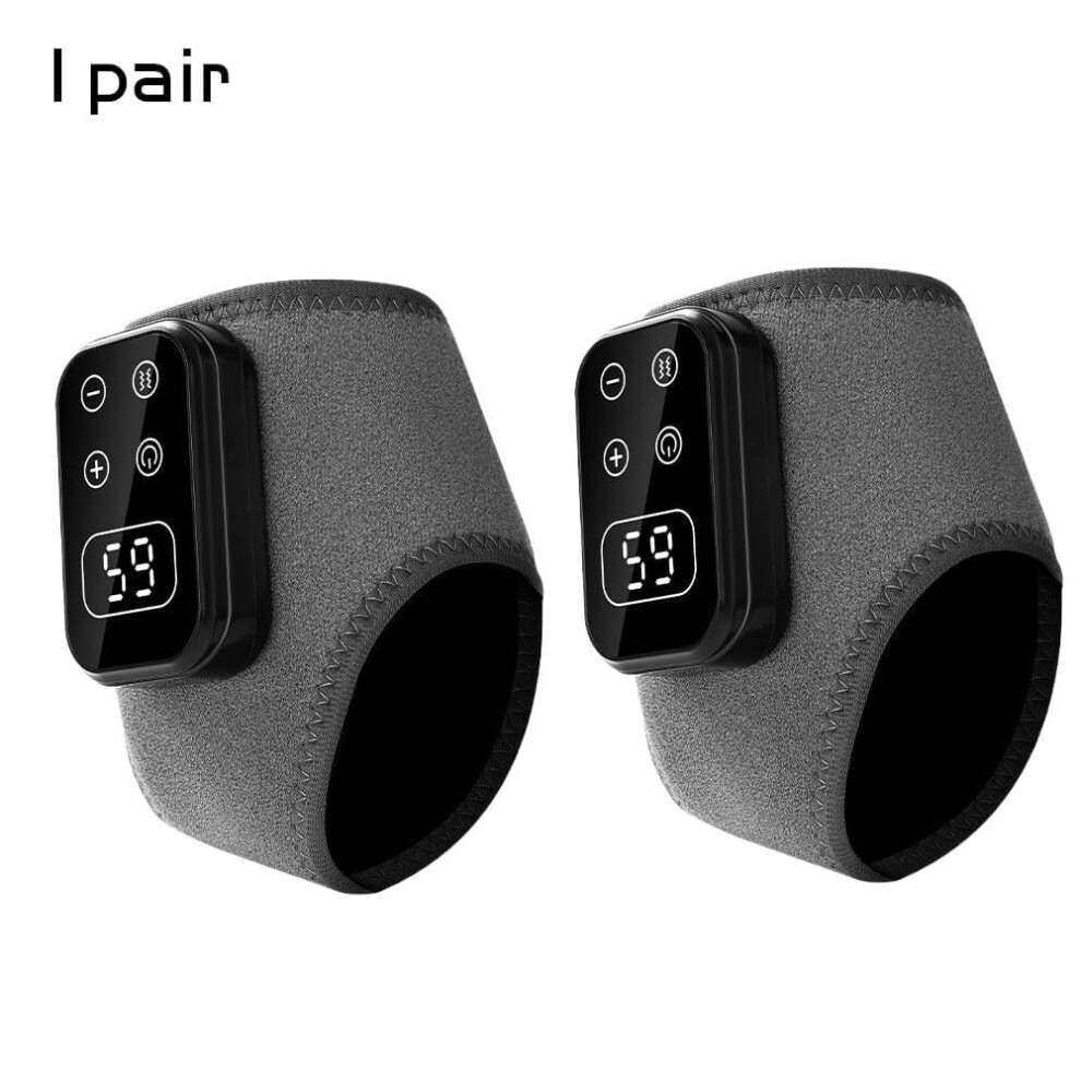 Upgraded Foot Massager with 5 Vibration Modes, 6 Heat Levels & Triple MethodâAnkle Massager for Circulation, Pain Relief & Neuropathy