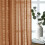 Burnt Orange Boho Curtains 63 Inch 2 Panels 6