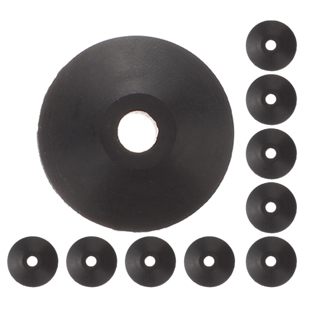 Frcolor 10Pcs Conical Rubber Washers For Toilet Tank To Bowl Bolts Beveled Gasket Washers For Toilet Tank Leakage Prevent Toilet Seat Replacement 9175034180484