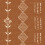 Burnt Orange Boho Curtains 63 Inch 2 Panels 5
