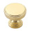 Round Gold Cabinet Knobs Aluminum Drawer Pulls 24 5