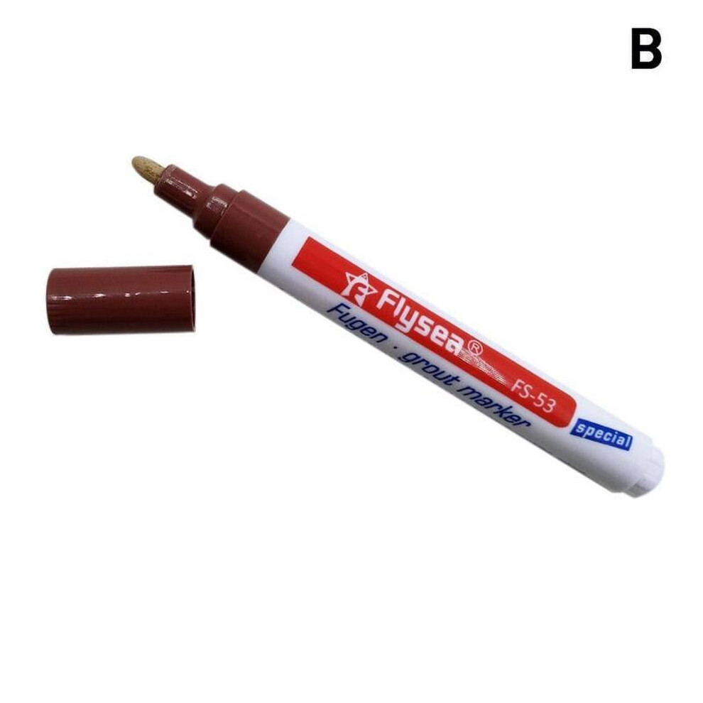 Sxrc Grout Pen Beige Â Waterproof Tile Repair Marker, 4.5Mm Tip, Compatible With Sanded Grout & Caulk 9175034181740