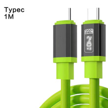 Câble USB-C en silicone liquide 240 W 6 A 1,5 m