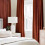 Cortinas de linho laranja queimado, 52x90 polegadas, 2 painéis. 2