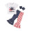 (3-4 Years, White) Sommeroutfit für Mädchen: 4. Juli. 1