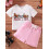 (12-18 Months, Pink) Letni strój dla 2 częściowy 3