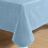 Τραπεζομάντιλο τραπεζαρίας Chambray Blue Café Hotel 60x120 ιντσών από ορθογώνιο βινύλιο με 8