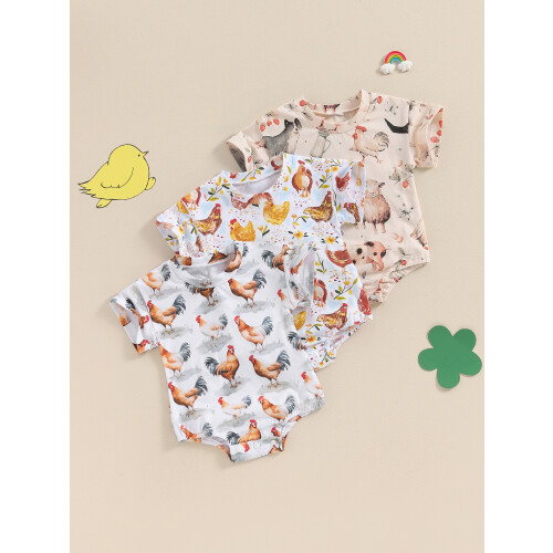 (3-6 Months, White) Combinaison décontractée bébé et tout-petits 2