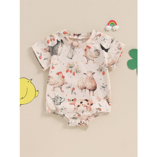(0-3 Months, Khaki) Combinaison décontractée bébé et tout-petits 2