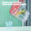 Clear Plastic Water Pitcher with Lid and Scale 0.5 Gallon 3