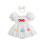 (12-18 Months, White) Conjunto de bebé, primer cumpleaños. 1