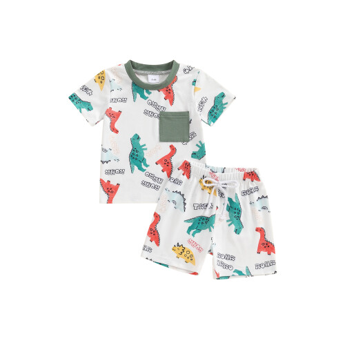 (18-24 Months, White) Ensemble 2 pièces les vacances.