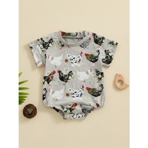 (3-6 Months, Dark Gray) Combinaison décontractée bébé et tout-petits 2