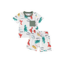 (6-12 Months, White) Ensemble 2 pièces les vacances.