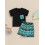 (12-18 Months, Blue) Conjunto corto para el verano. 3