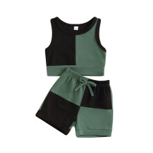 (2-3 Years, Green) Ensemble de vêtements et mignons.