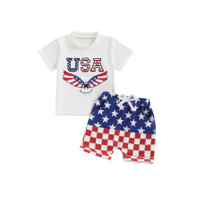 (0-6 Months, Blue) Conjunto para bebé para niños.