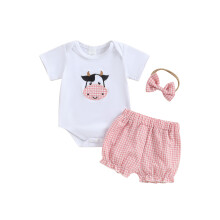 (6-12 Months, Pink) Σετ 3 τεμαχίων κορδέλα κεφαλής